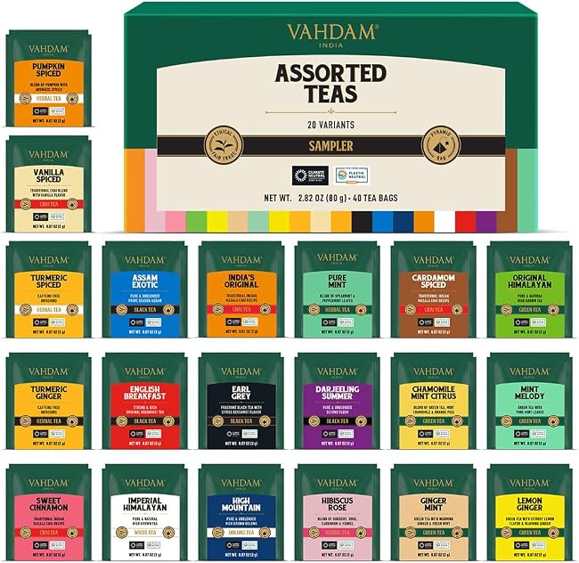 Vahdam Caja De Regalo Surtida De Té