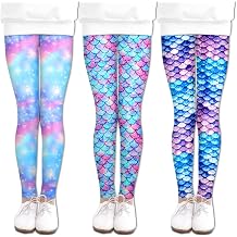 LUOUSE Girls Leggings Full Length Comfy Pants Trousers 4-13 Years