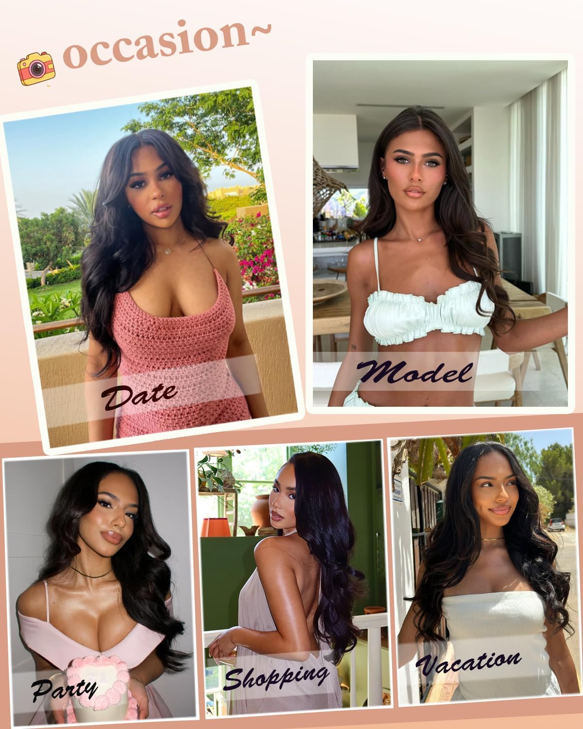 24 Inch 13x6 Body Wave Lace Front Wigs Human Hair 200% Density 12A Real Skinlike HD Lace Black Human Hair Wig Pre Plucked with Baby Hair for Women Soft Last 9-12 Months Suitable for Your Daily Life