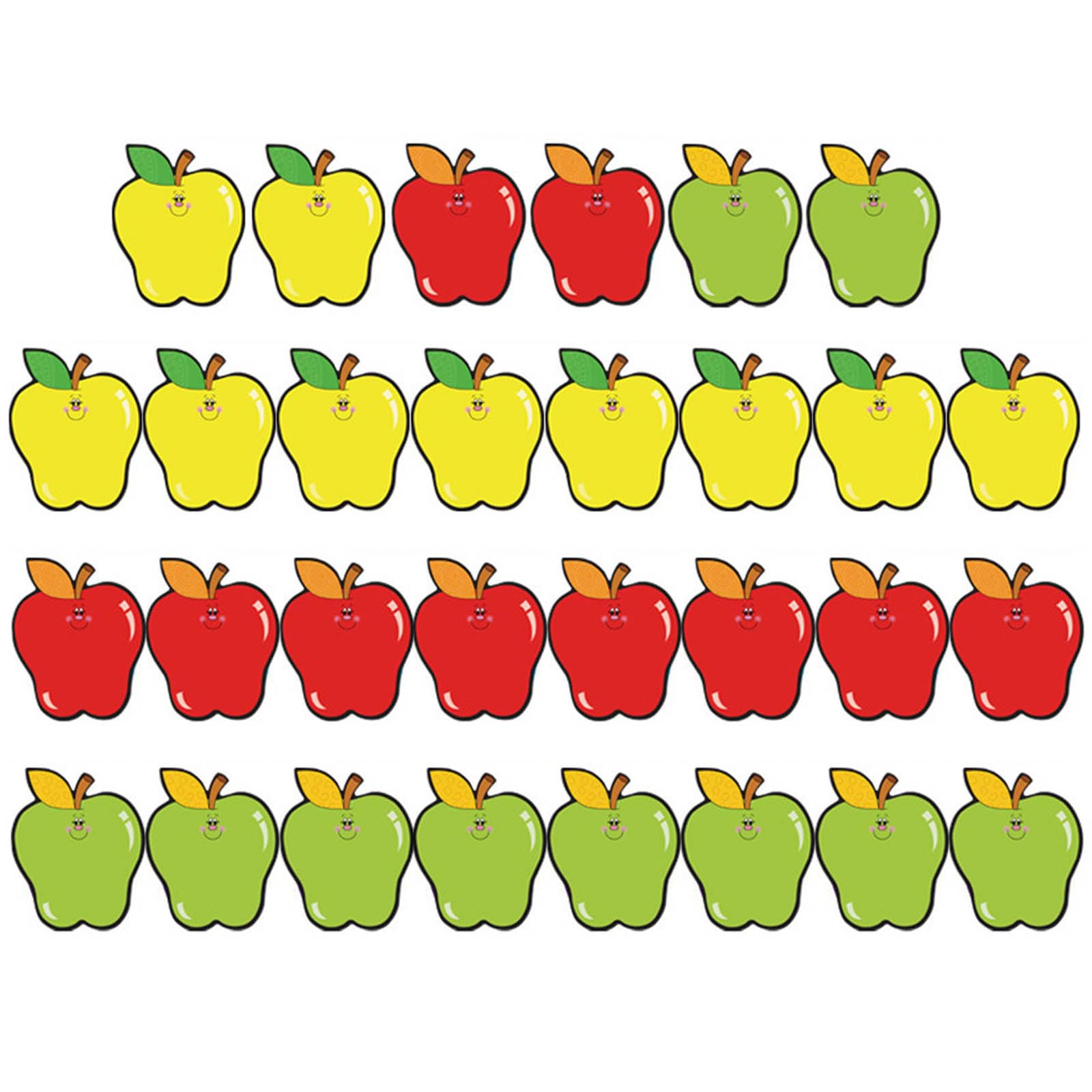 30Pcs Bulletin Board Cutouts 5.5x4.5Inch Fruit Paper Cut-Out for Classroom Chalkboard Decoration Back to School Supplies Educational Decoration for Kids