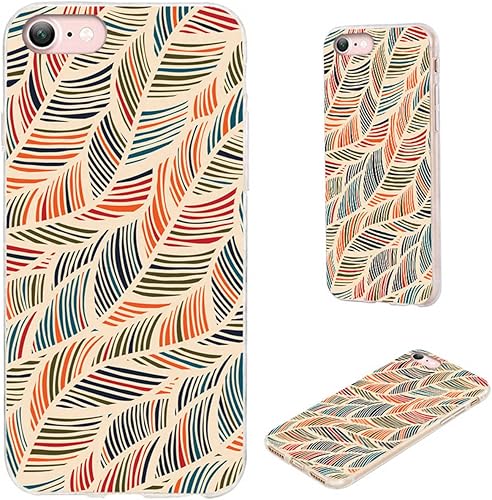 serie floral funda para iPhone 7, iPhone 8, resistente a los golpes y antiarañazos, protectora, delgada, flexible de TPU suave, 4.7", mandala