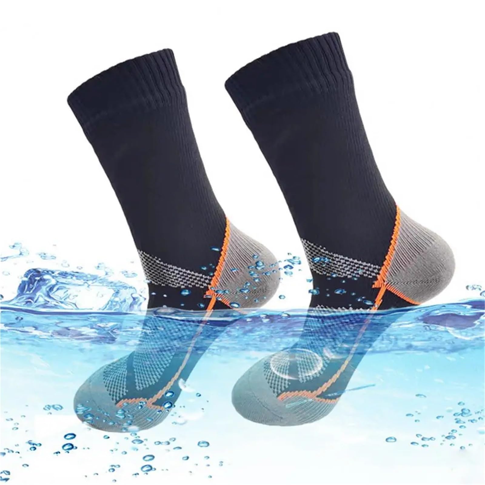 Camping Waterproof Socks Waterproof Compression Socks for Outdoor Activities Breathable Moisture-wicking for Men for Skiing Per Uomo