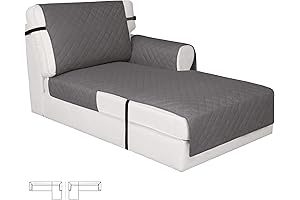 Easy-Going Reversible Chaise Lounge Couch Cover