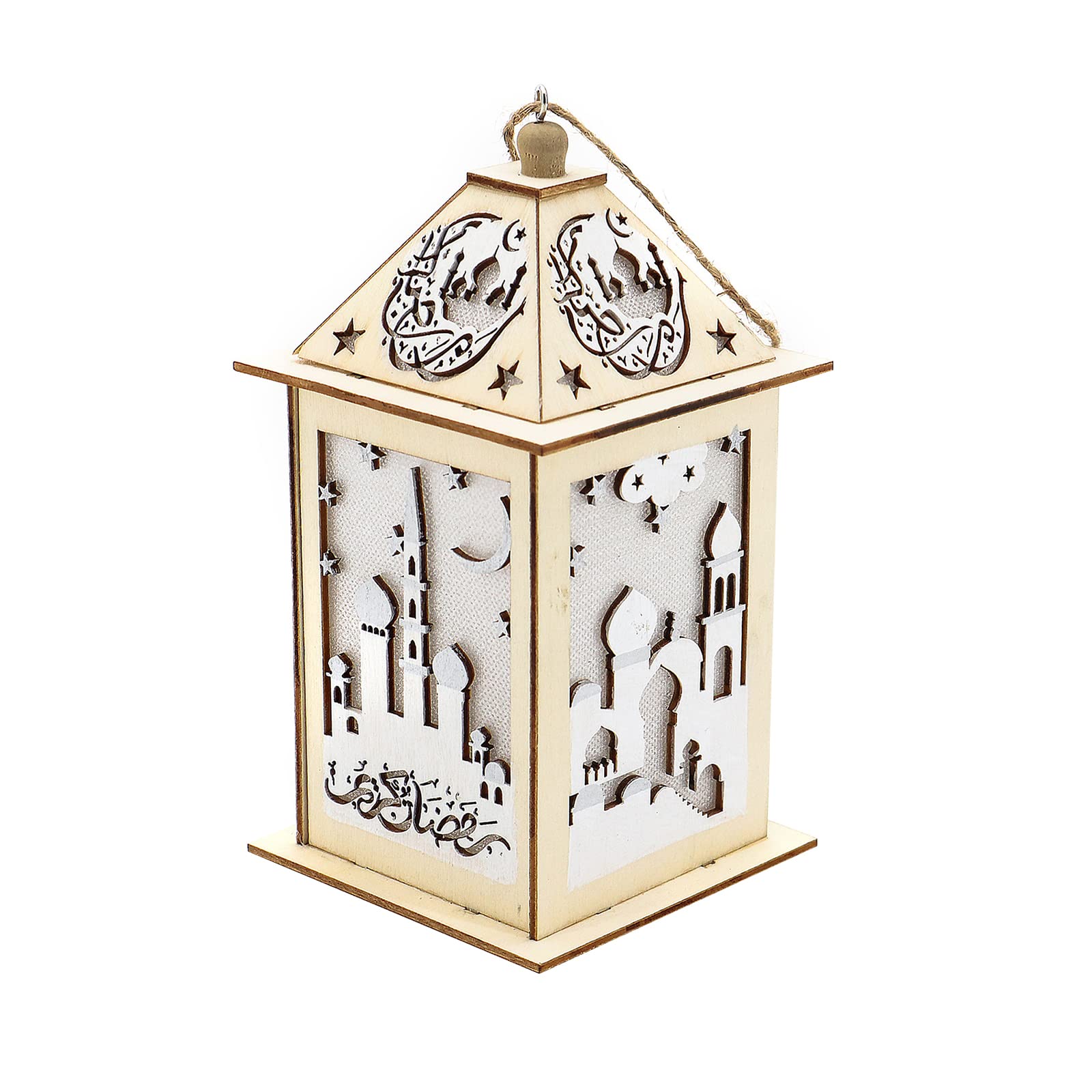 Buxuaaaa A Buxuaaa Eid Wood Wind Light Decorative Stars Landscape Light Ornament For Festival Indoor Restaurant Dining Room Lights