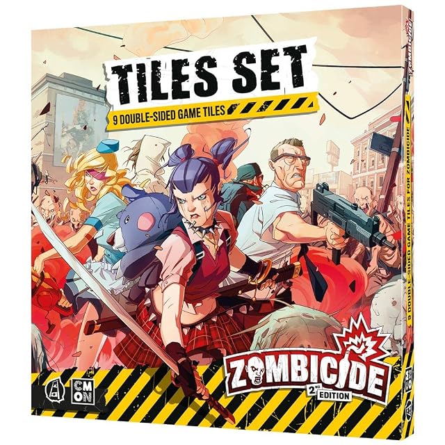 CMON - Edge Entertainment CMON Zombicide Segunda Edición: Tiles Set - Expansión (CMZCD007ES)