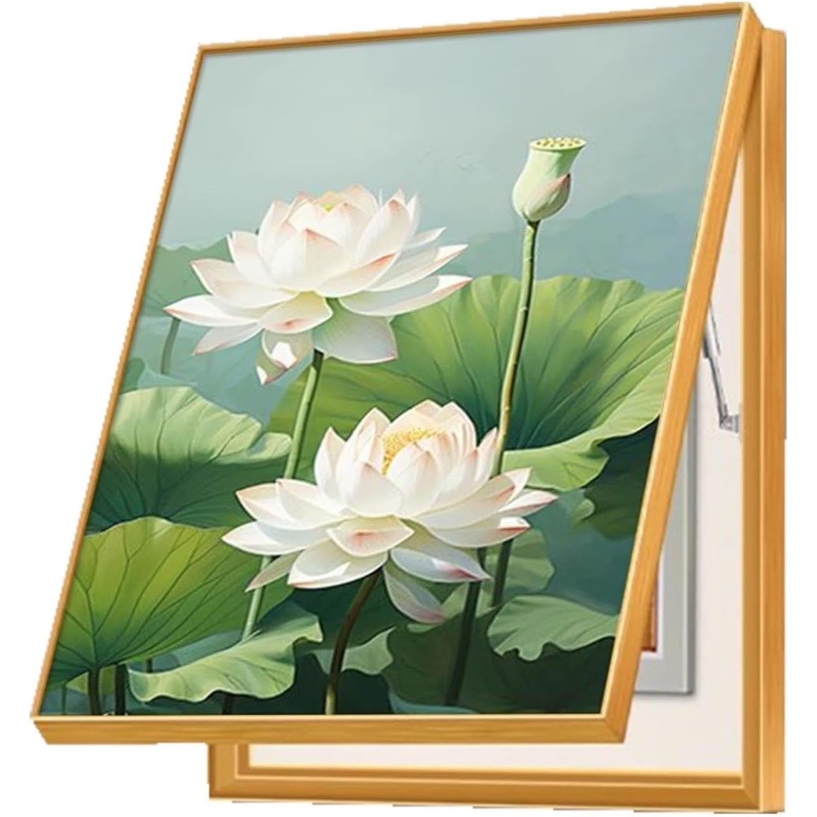 Cuadro de medidor eléctrico, arte de pared, panel decorativo de diseño push-pull, oculta cajas de energía feas, no requiere perforación (D 40 x 50 cm)
