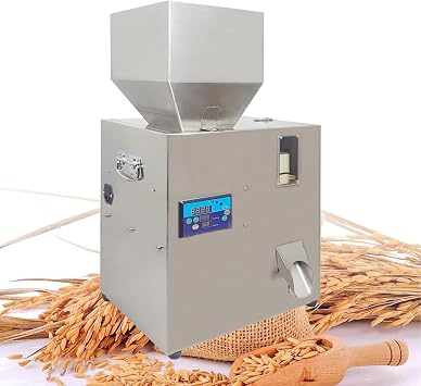 Auto Powder Filling Machine Autoweight Powder Filler Granule Filling Machine 10-500g Automatic Granulate Filler Pack Fill Equippment for Powder Granule Autoweighting, 10-500g 110V