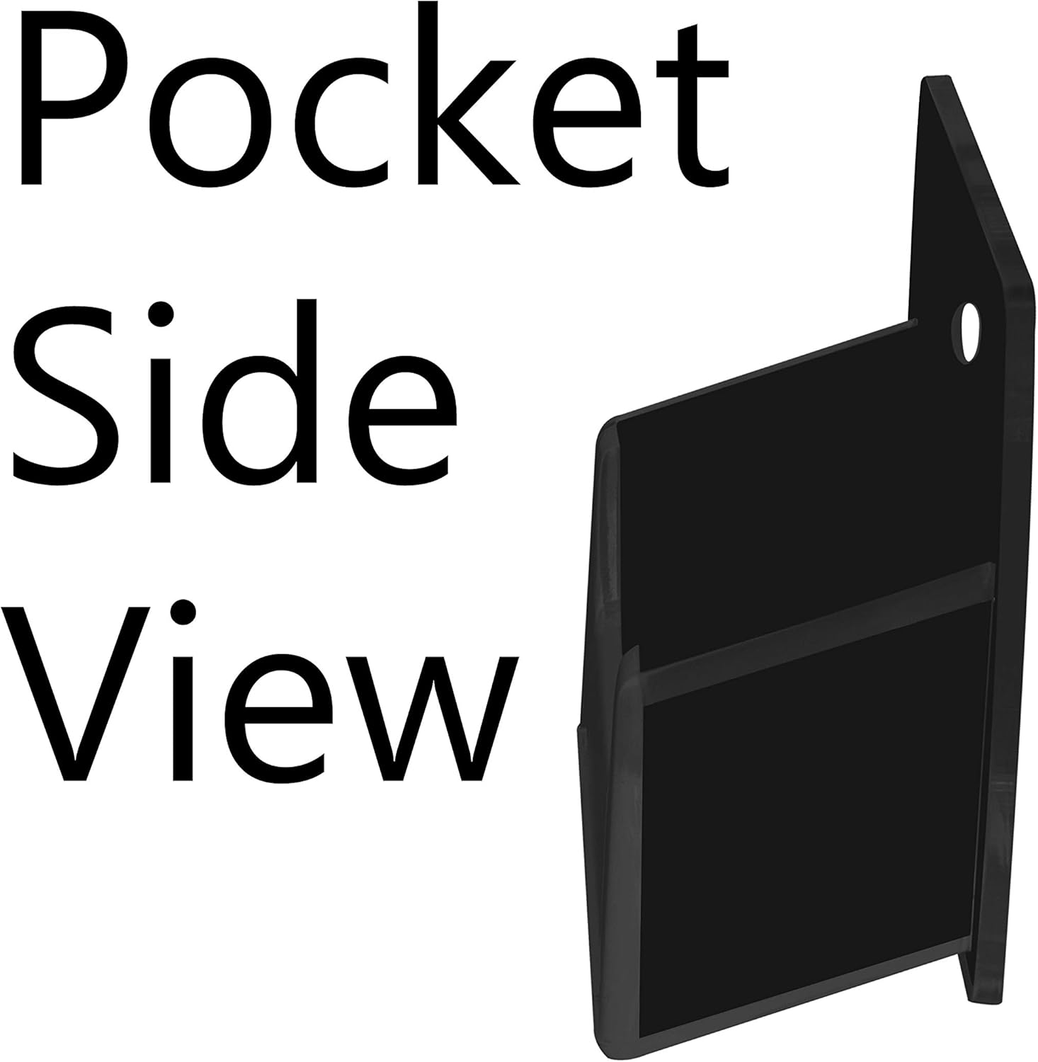 Marketing Holders 2 Pack Hanging Business Card Holder with Hardware for 3.5" x 2" Gift or Contact Cards Black Acrylic 24 Slot Rack for Professional Service Providers Offices and Reception Areas