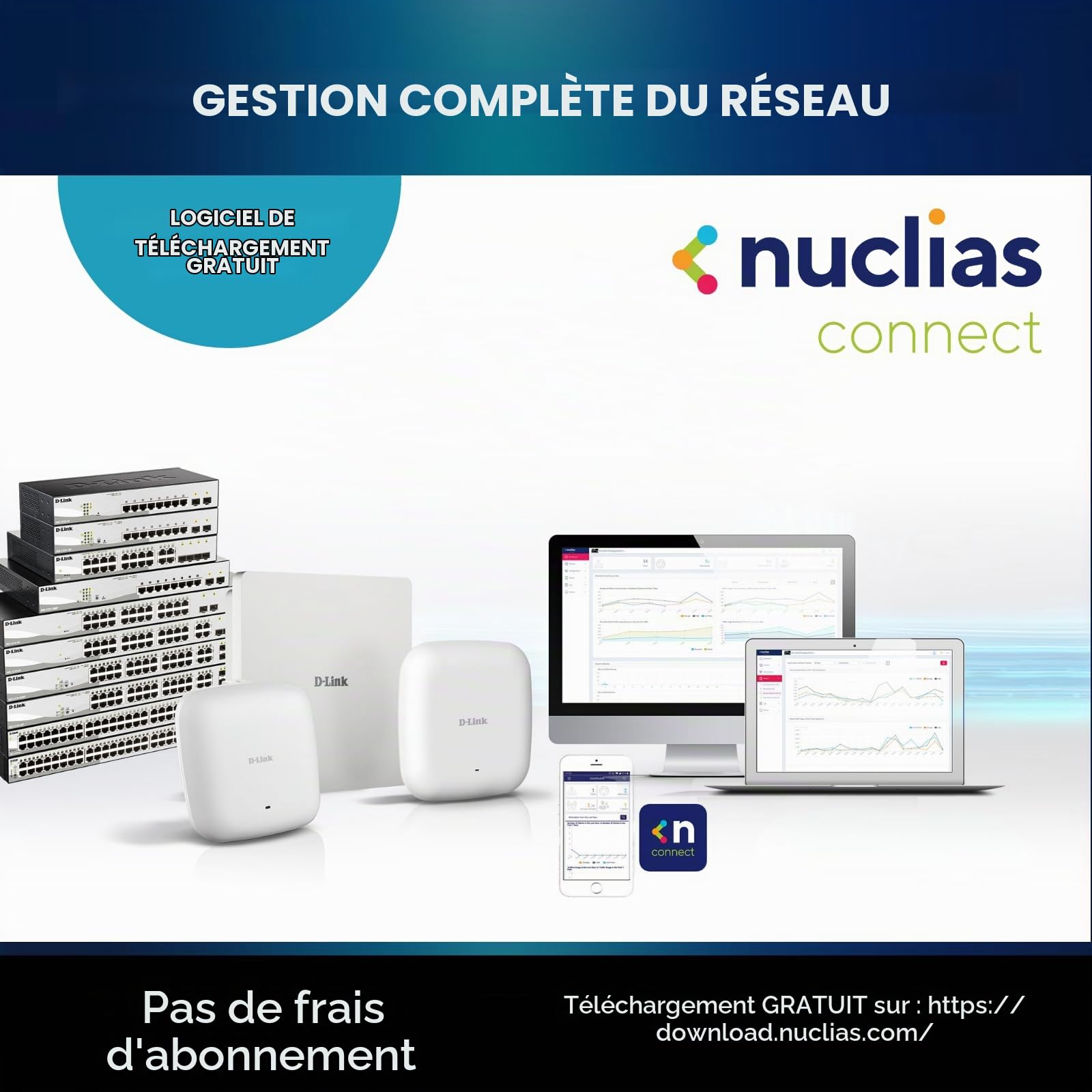D-Link DGS-1100-24v2 Switch Smart Web Manageable 24 ports Gigabit 10/100/1000mbps - Idéal pour Entreprise Administration et Réseaux Gérés