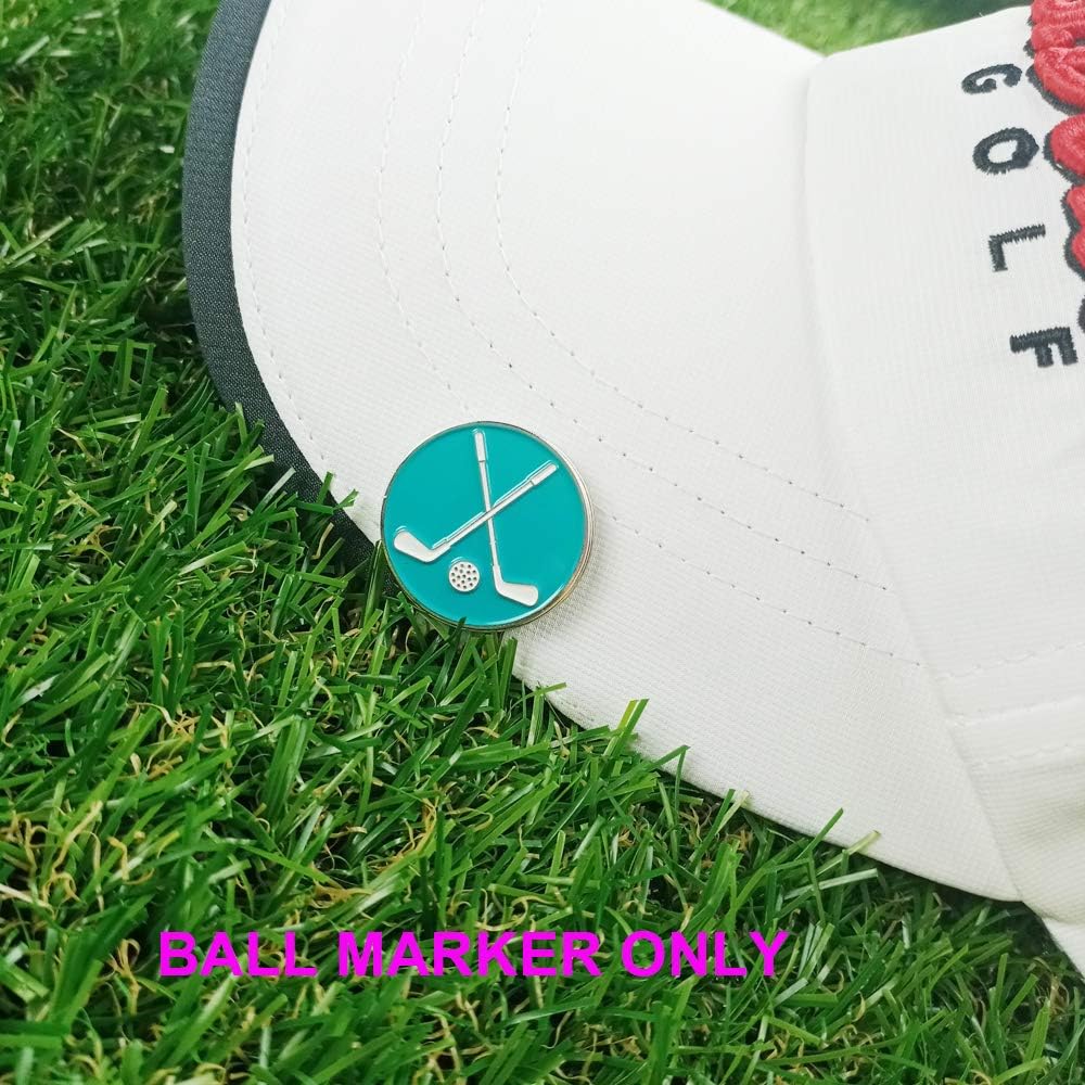 GOLTERS Golf Ball Markers Assorted Patterns Value Pack of 12 Golf Gifts, Golf Cap Clips and Divot Repair Tools Parter Accessories Sets for Men Women Golfer (Golf Club Ball Markers) : Sports & Outdoors