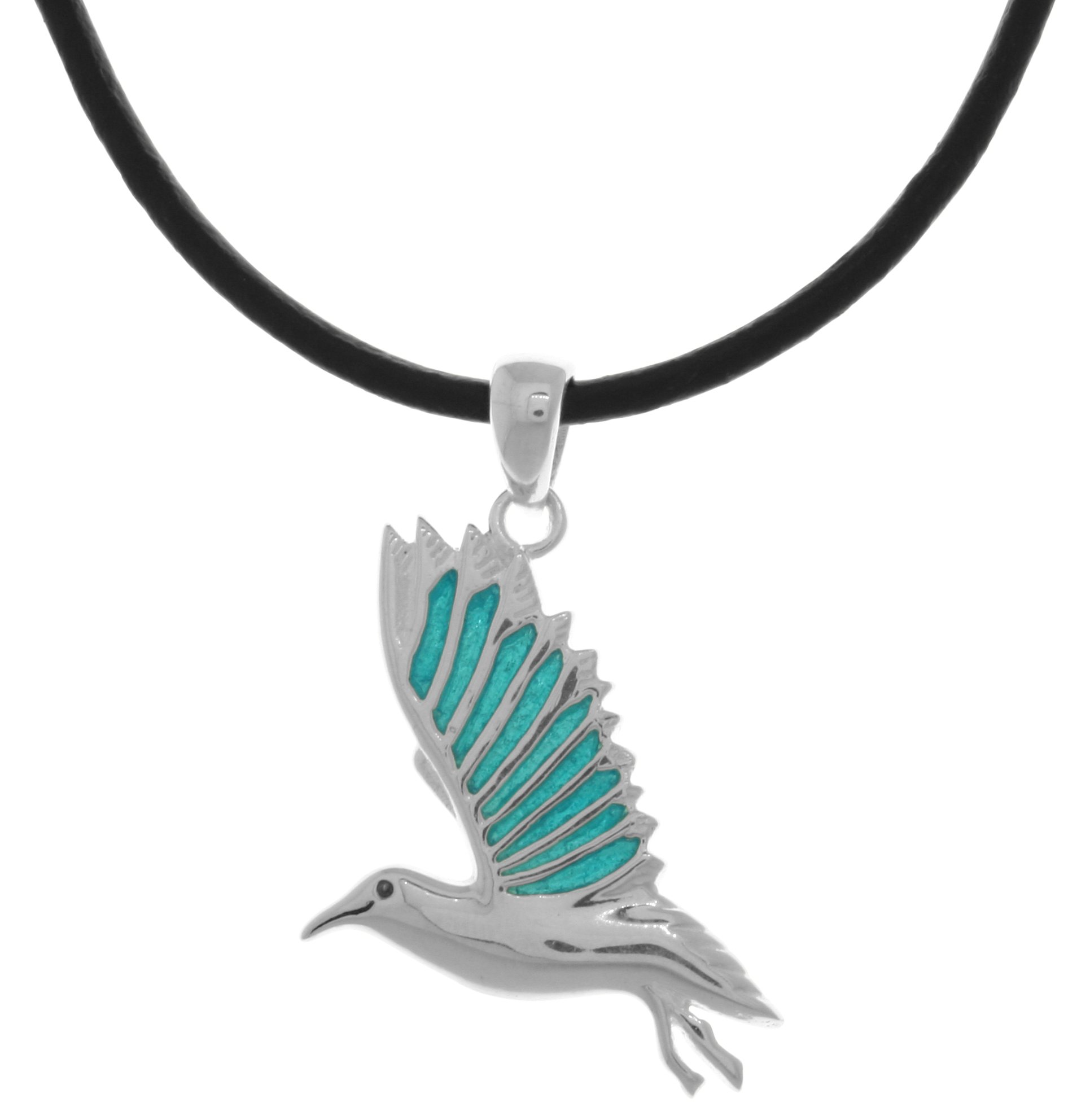 Collier Cuir Noir Avec Pendentif Ovale Métal Argenté - Bijou Unisexe, Neuf Avec étiquettes