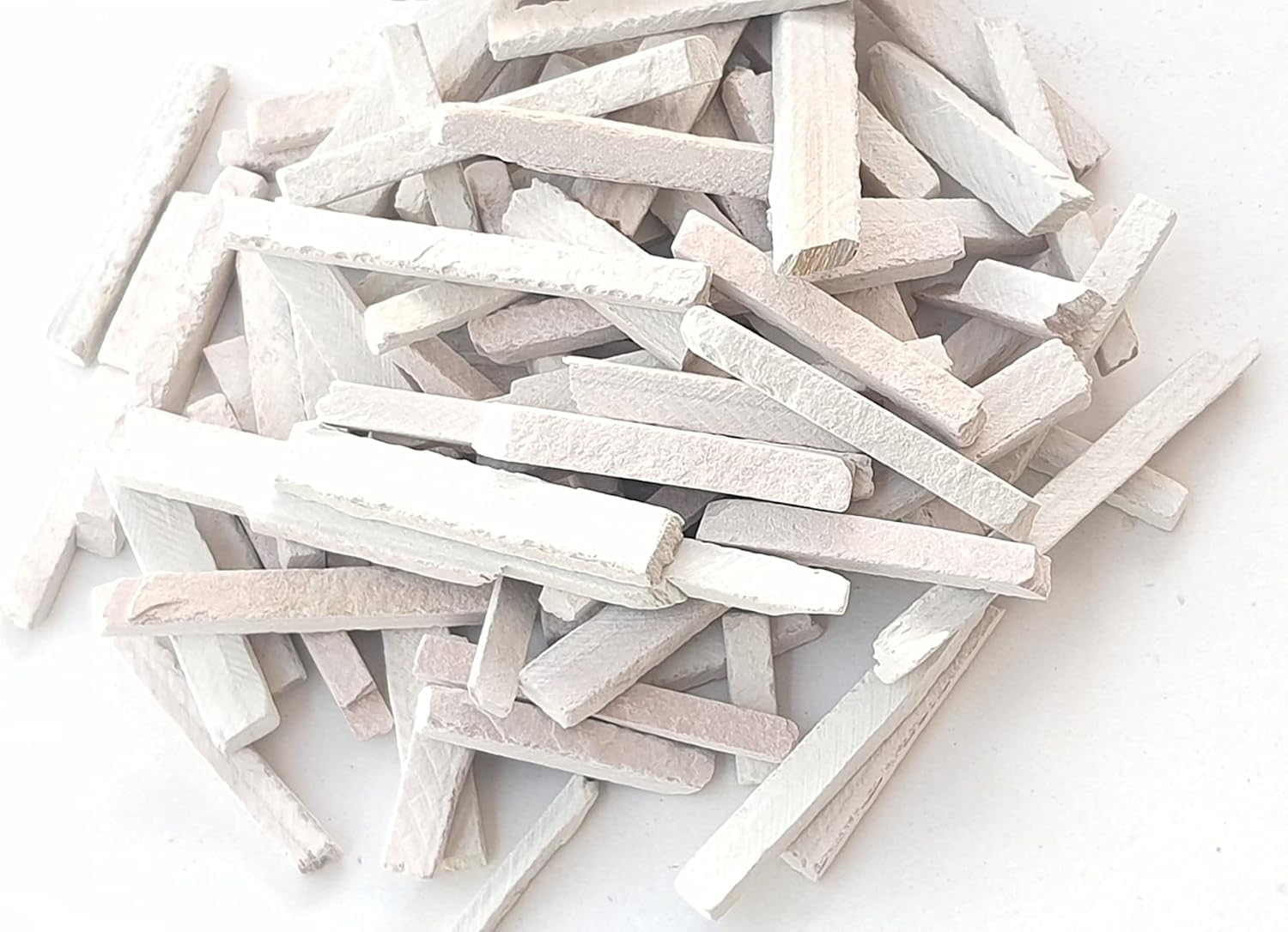 India’s Best Edible Broken Slate Pencils (250 gms)/ Broken Slate Bars White Pencils/Natural Limestone Slate Chalk Pencils/Earthy Goodies Edible Thin Slate Chalk Pencils image 2