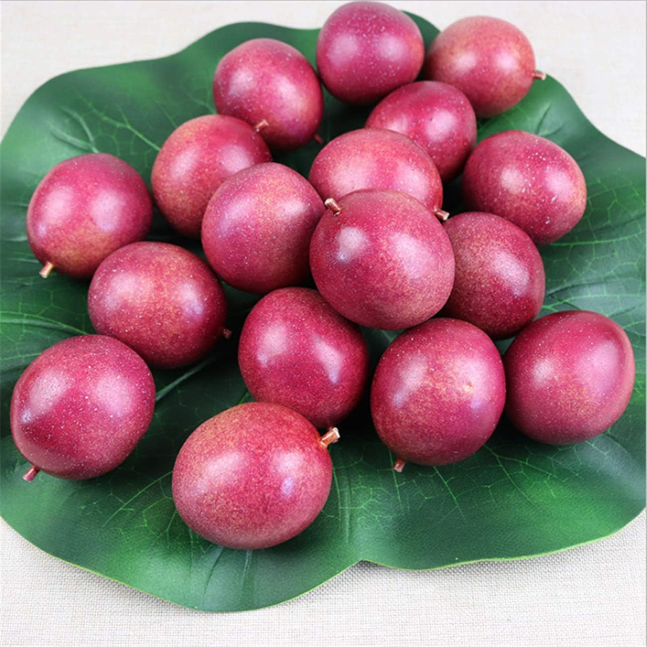 Zzooi 3PCS Artificial High Simulation Passion Fruits Display Props