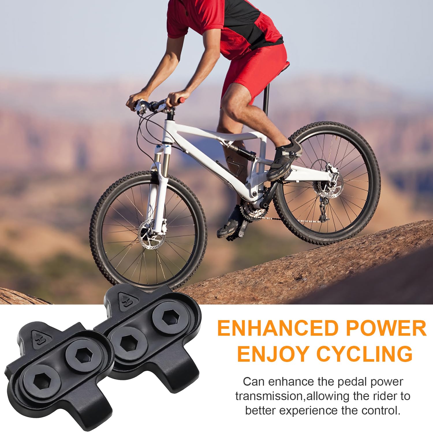 Plaques Chaussures Vélo Jeu De Plaques SPD Compatibles Shimano - Crampons Pédales Vélo Sécurisés Pédales Vtt