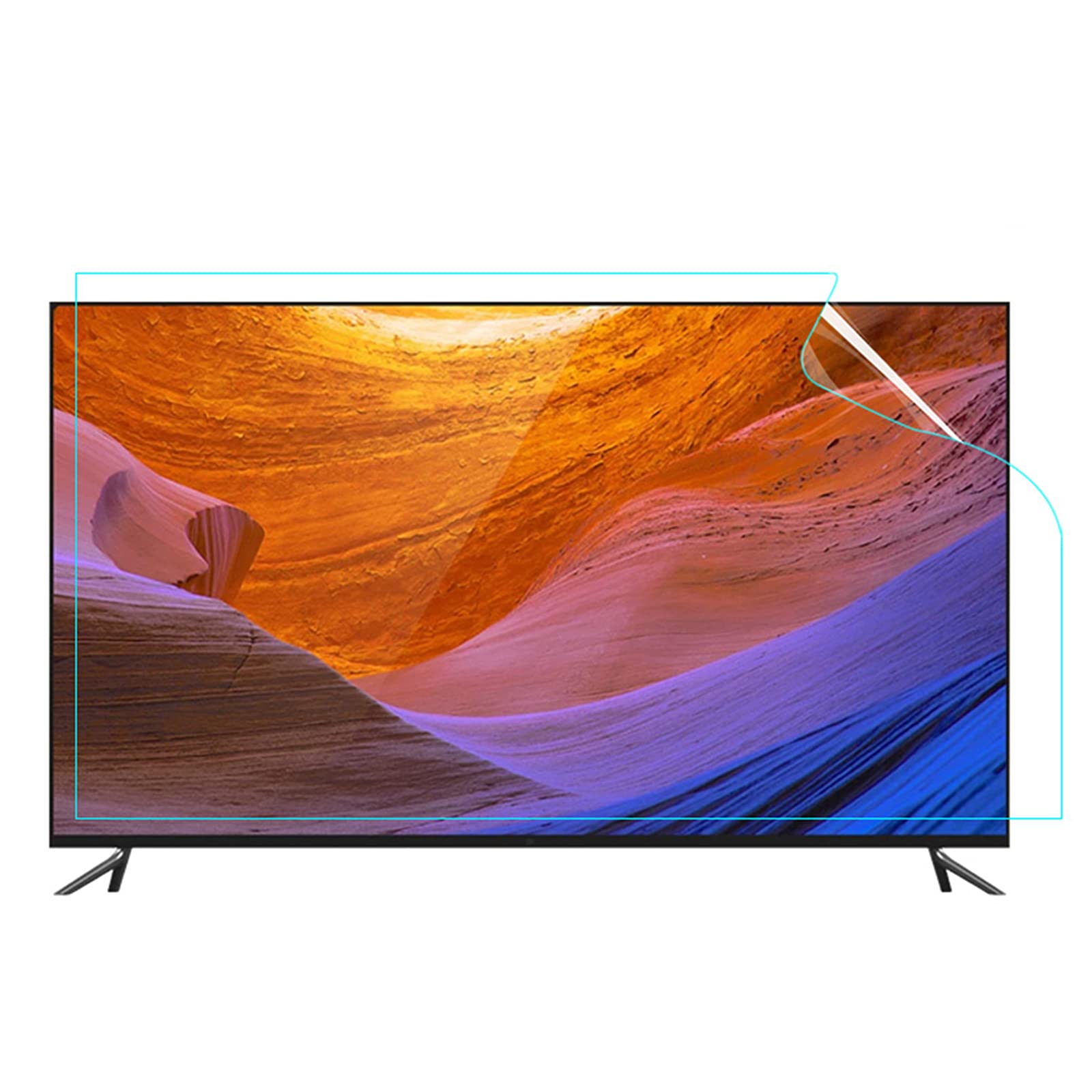 Filtre anti-éblouissement pour TV protecteur d'écran contre fatigue oculaire