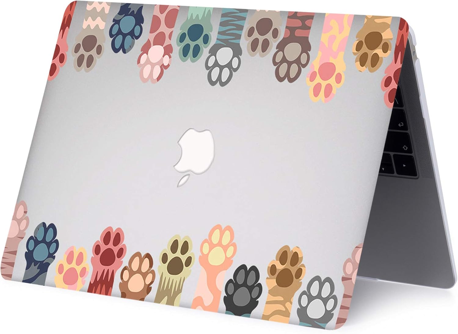 Bandless ACJYX Laptop Case Compatible with MacBook Air 13 inches Retina wTouch ID (202020192018 Release) & Keyboard Plastic Hard Shell - Cat paw, A2337A2179A1932 (Air 13 Touch ID 2018-2020)