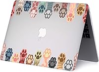 Vista 4 de Bandless ACJYX Laptop Case Compatible with MacBook Air 13 inches Retina wTouch ID (202020192018 Release) & Keyboard Plastic Hard Shell - Cat paw