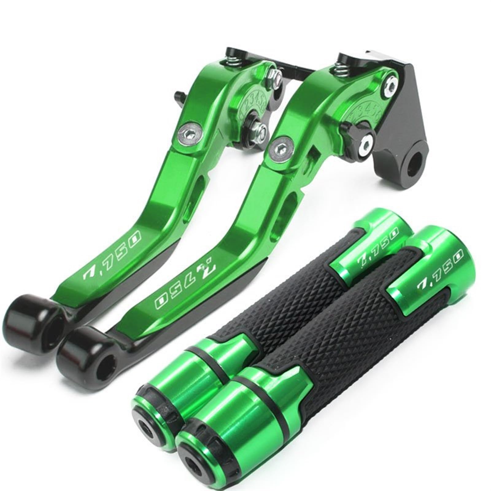 Dla Kawasaki Z750 Z 750 2004 2005 2006 Składany Przedłużany Uchwyt Hamulca Motocykl Dźwignia Hamulca Sprzęgła Kierownica Uchwyty Końcowe (Color : D Green)