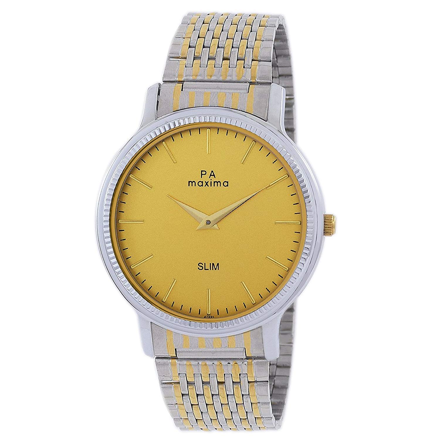 Maxima Stainless Steel Analog Champagne Dial Men Watch-47031Cmgt, Multi-Color Band (B07CQ6VD3T) Amazon Price History, Amazon Price Tracker