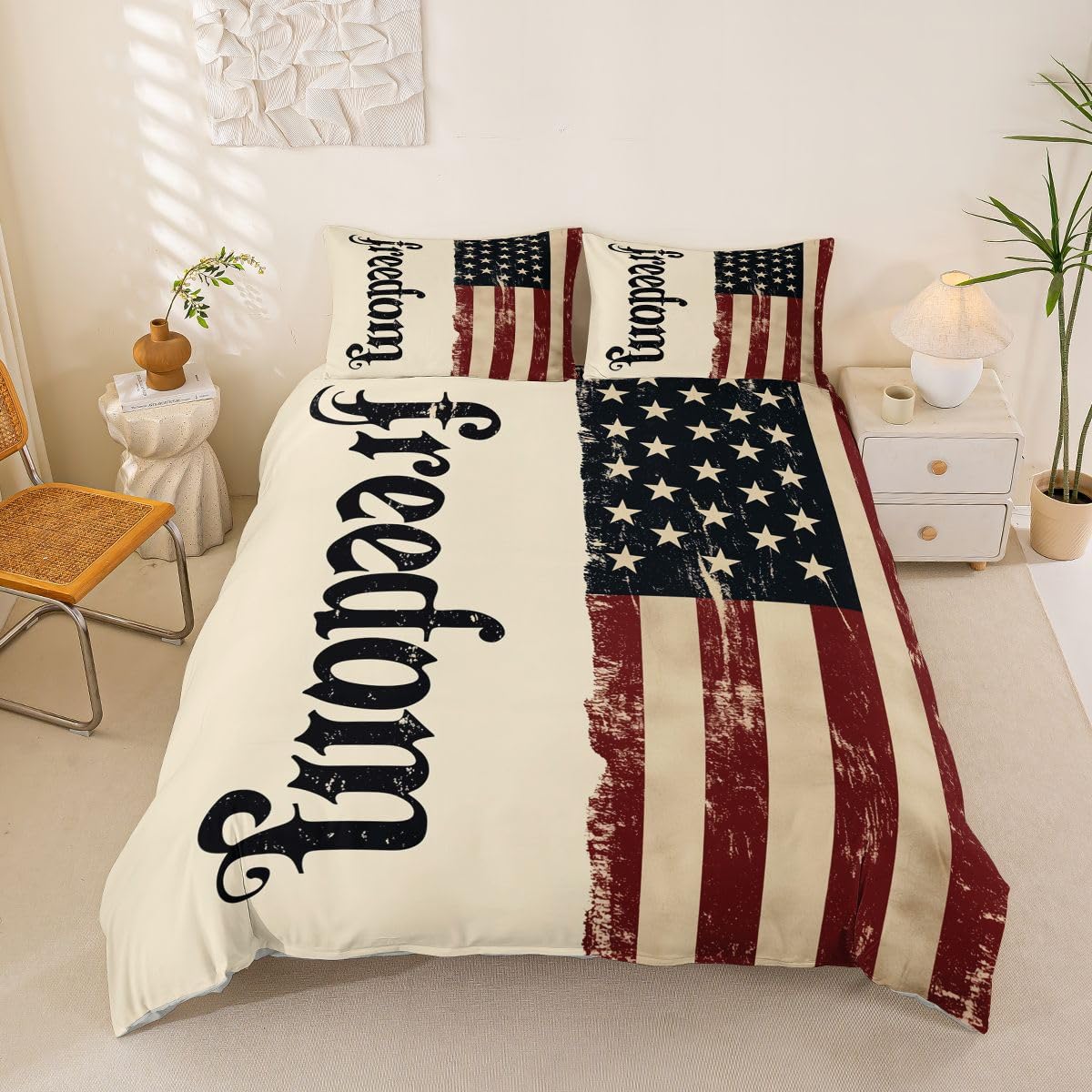 Housse de couette fermeture éclair 220x240cm parure lit microfibre