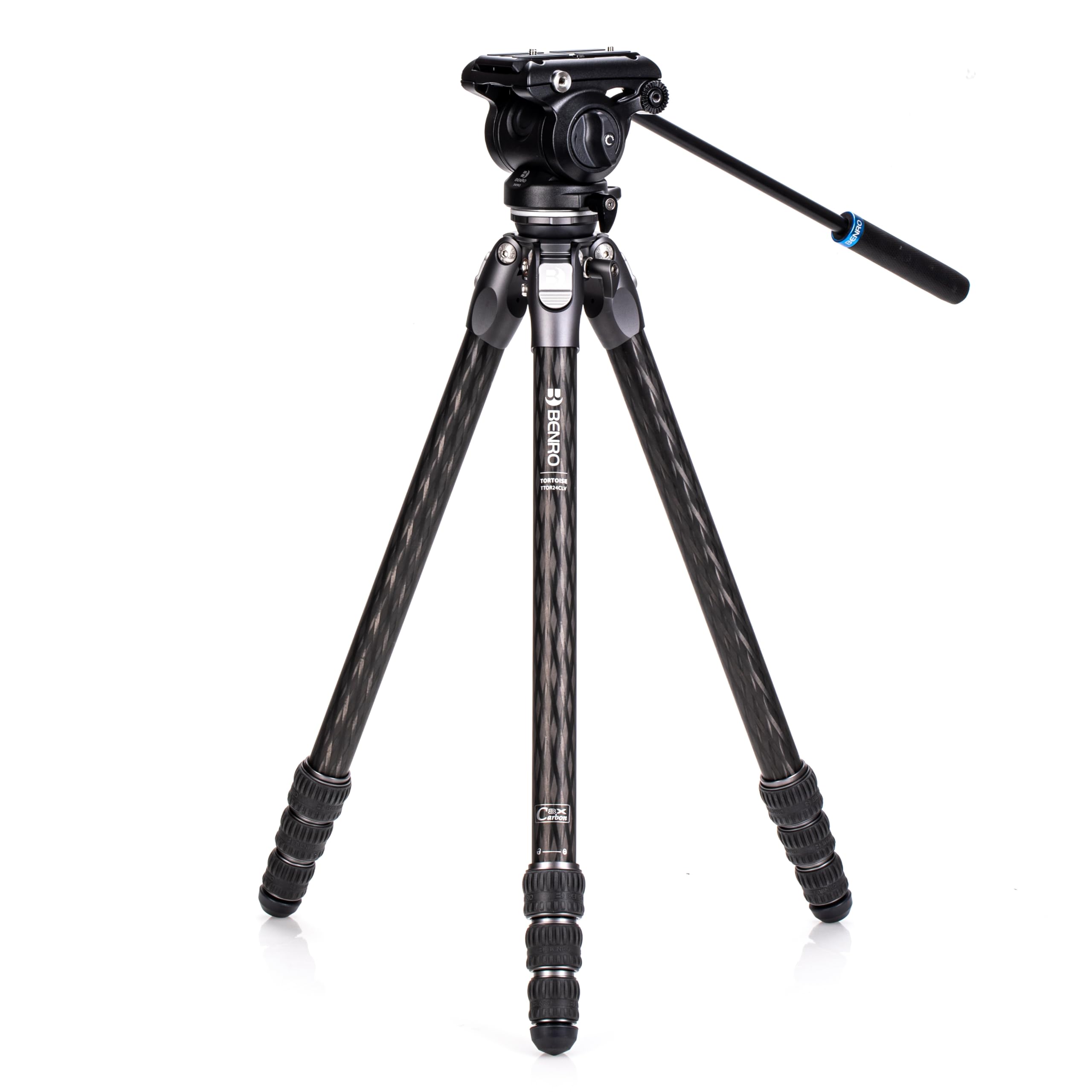 Tortoise Carbon Fibre 2 Series Tripod System with S4Pro Video Head