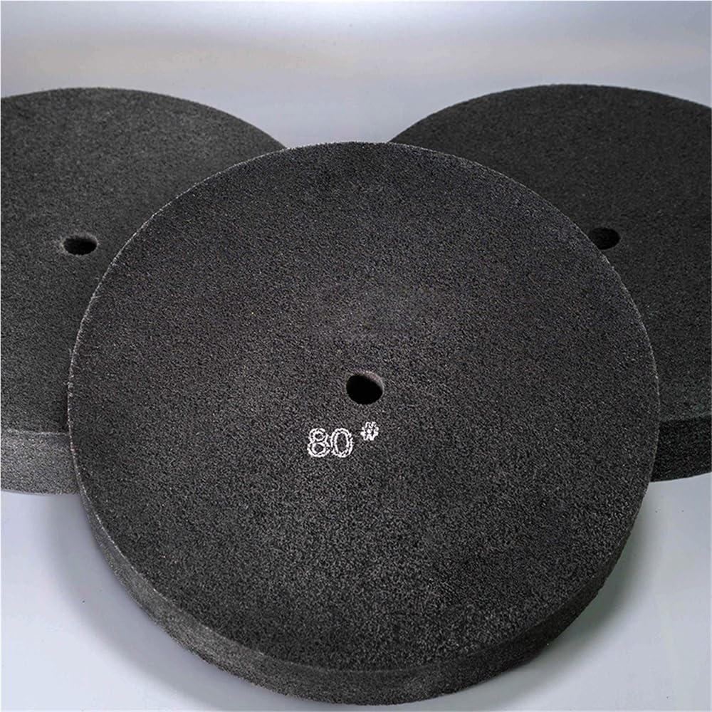 80 Grit 200x25x19mm Nylonowa tarcza polerska, wysoka odporność na ścieranie gumowa tarcza szlifierska, tarcza z włókna ciągnącego 1 szt.