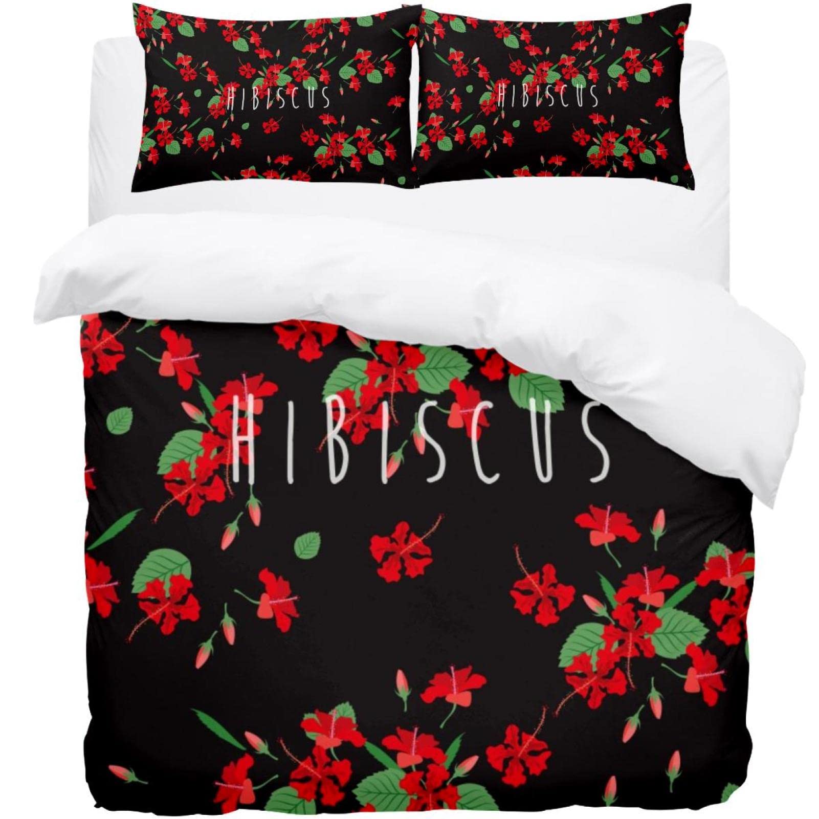 Housse de couette douce tropicale pour une chambre style jungle