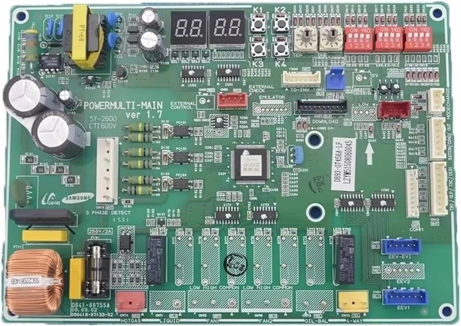 Central air-Conditioning Main Board DB93-07456A-LF DB93-07456A DB41-00755A Control Circuit Board