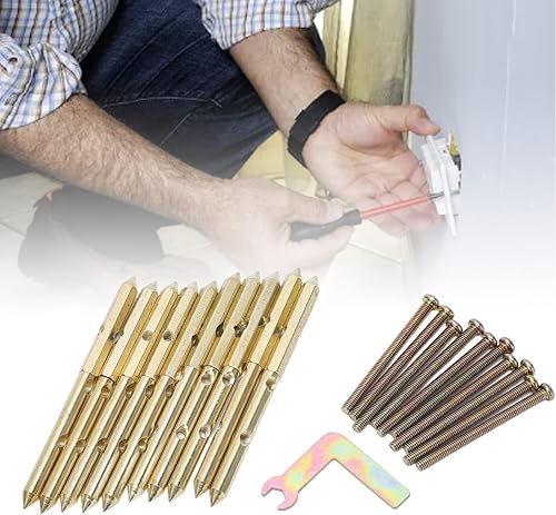 Miniatura 9 de Reparación de caja eléctrica, 21 piezas de dispositivo de reparación de casete de 120 tipos, casete de interruptor de instalación rápida de acero