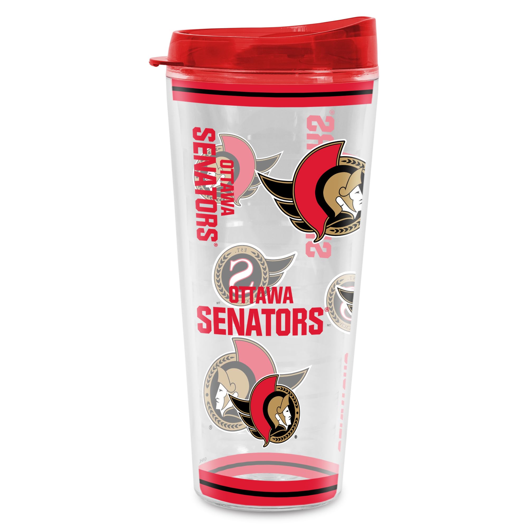 Gobelet Ottawa Senators NHL gourde transport plastique Tritan double paroi