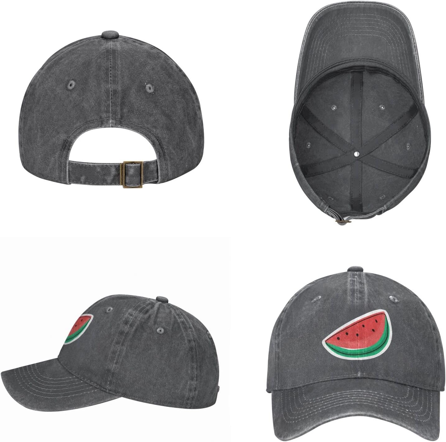 Summer Watermelon Smoothie Baseball Cap Golf Dad Hat Adjustable Original Classic Low Profile Cotton Hat Men Women - Image 6