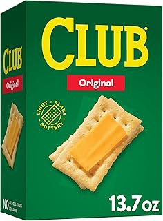 Club Crackers, Snack Crackers, Party Snacks, Original, 13.7oz Box (1 Box)