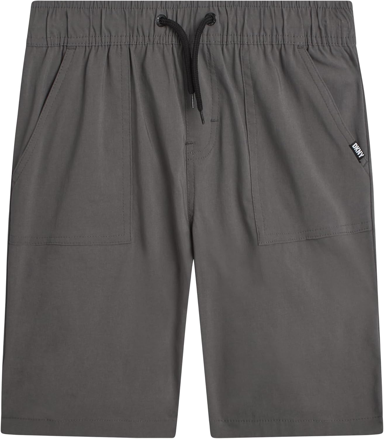 DKNY Boys Shorts – Stretch Fit Pull On Tech Shorts for Boys with Pockets and Elastic Waistband (Sizes: 8-16)