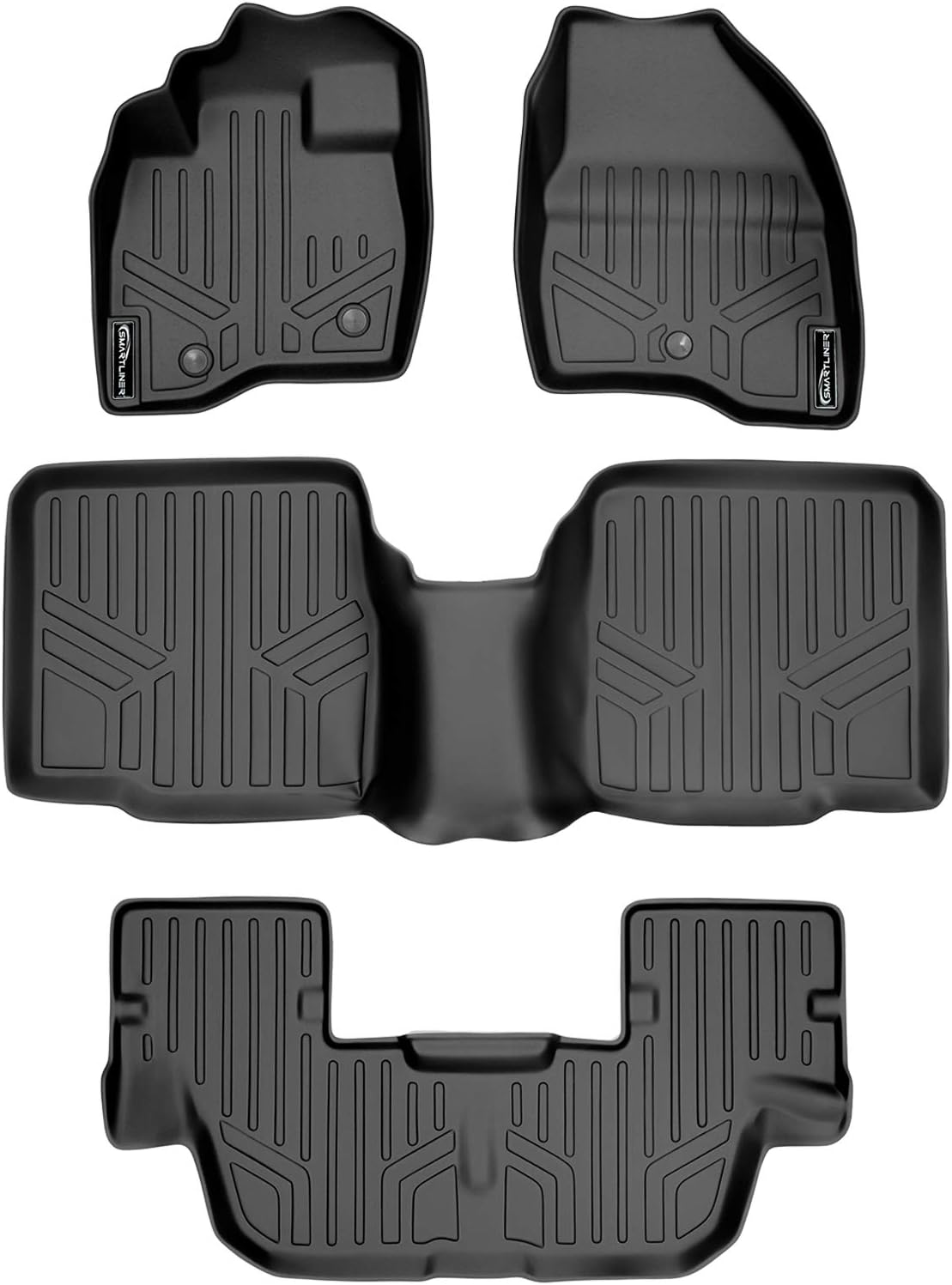 Fits 20152019 Ford Explorer Floor Mats 3 Row Liner Set
