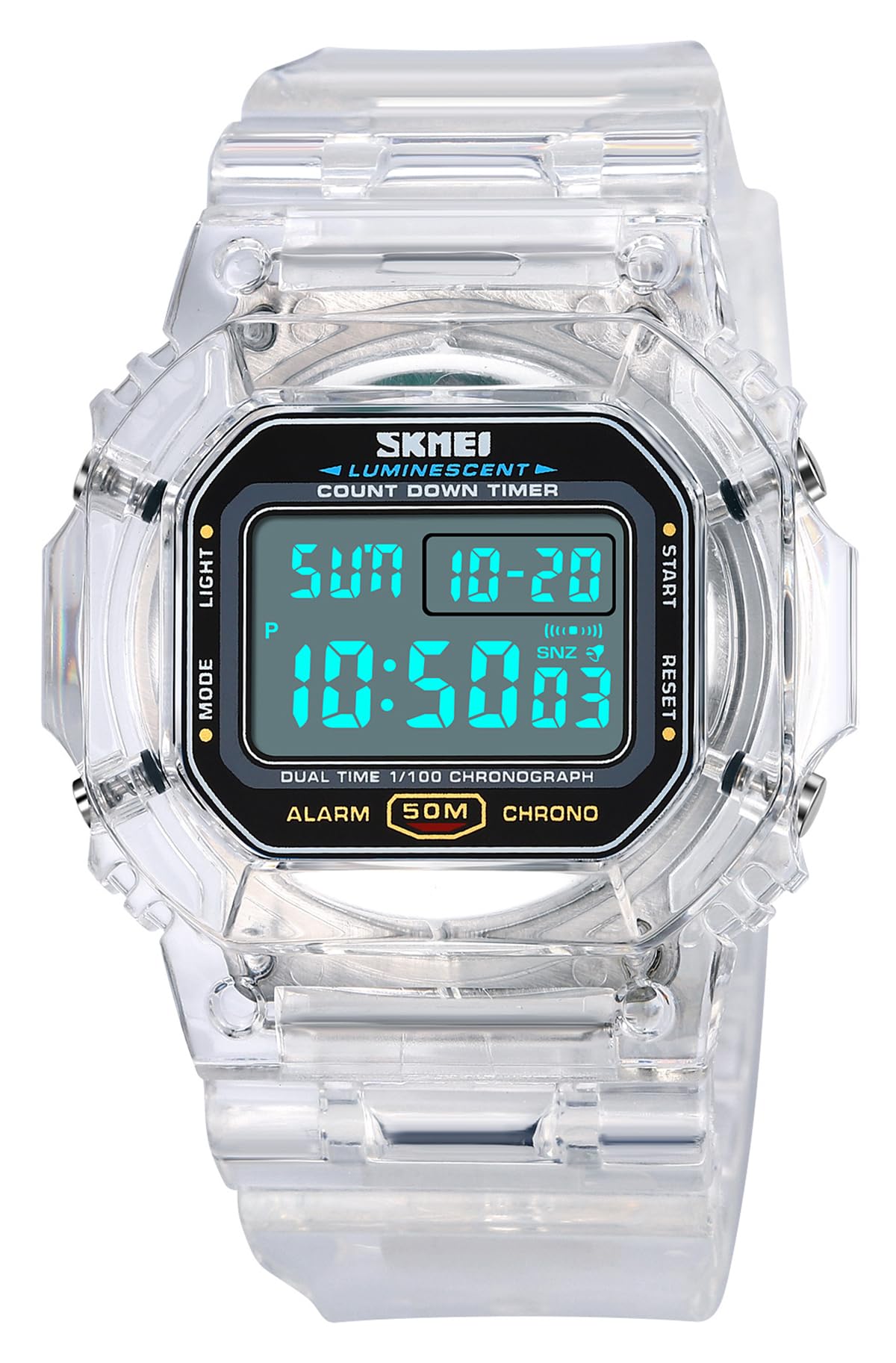 Men's Military Digital Sports Watch 50M Water Resistant Unisex Watch