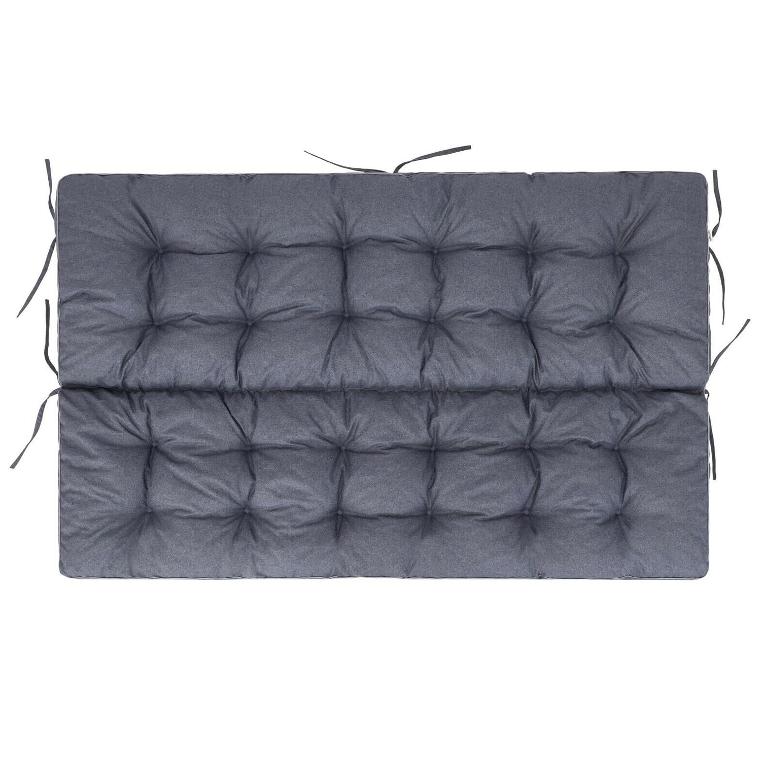 Kissen für Hollywoodschaukel und Gartenbank Gartenkissen Gartenbankauflage Bankauflage Bankkissen Garten Gartenmöbel Schaukelkissen (120 cm, Navyblau)