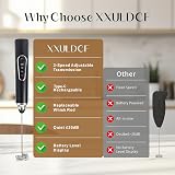 XXULDCF Rechargeable Handheld Milk Frother – Rechargeable handheld milk frother design