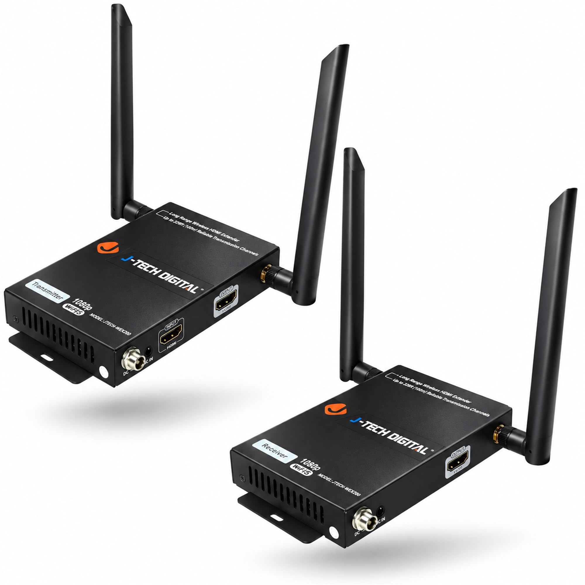 Wireless HDMI Extender - 200ft Range, Dual Antenna -1 Wireless HDMI Extender - 200ft Range, Dual Antenna -1