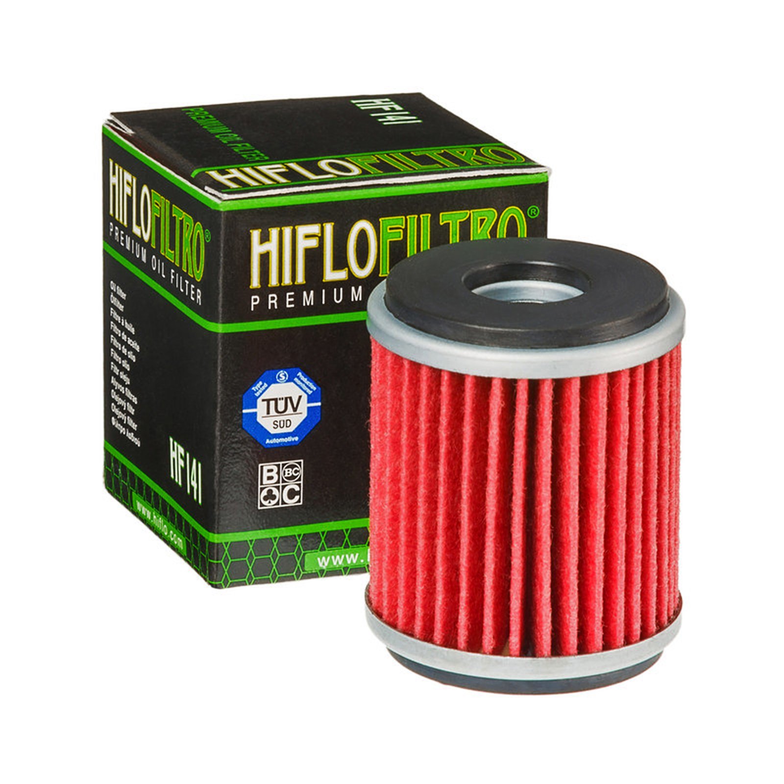 Motul 10W-40 Öl + HiFlo Ölfilter für Yamaha WR 125 R/X, 09-15, DE07 - Ölwechselset inkl. Motoröl, Filter, Dichtring