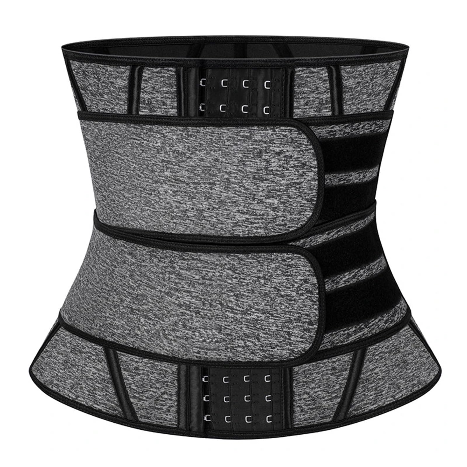 Bustini per Donna Corsetto for Allenamento della Vita, Cintura Sportiva, Dimagrante, Modellante, Cintura Addominale, Cinghie per La Pancia(13 Bones Hooks Gray,S)