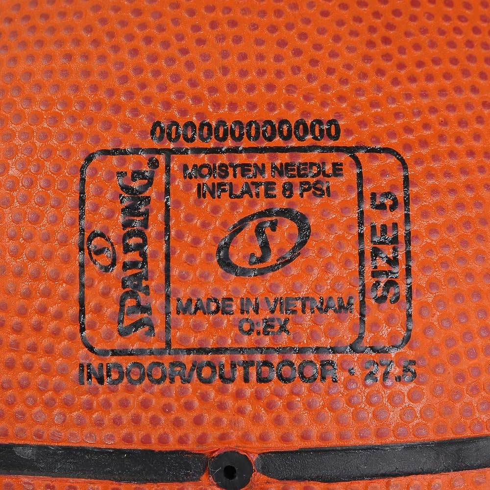 Spalding 84-800J Basketball Street Phantom Brown No. 5 Ball Rubber Basketball