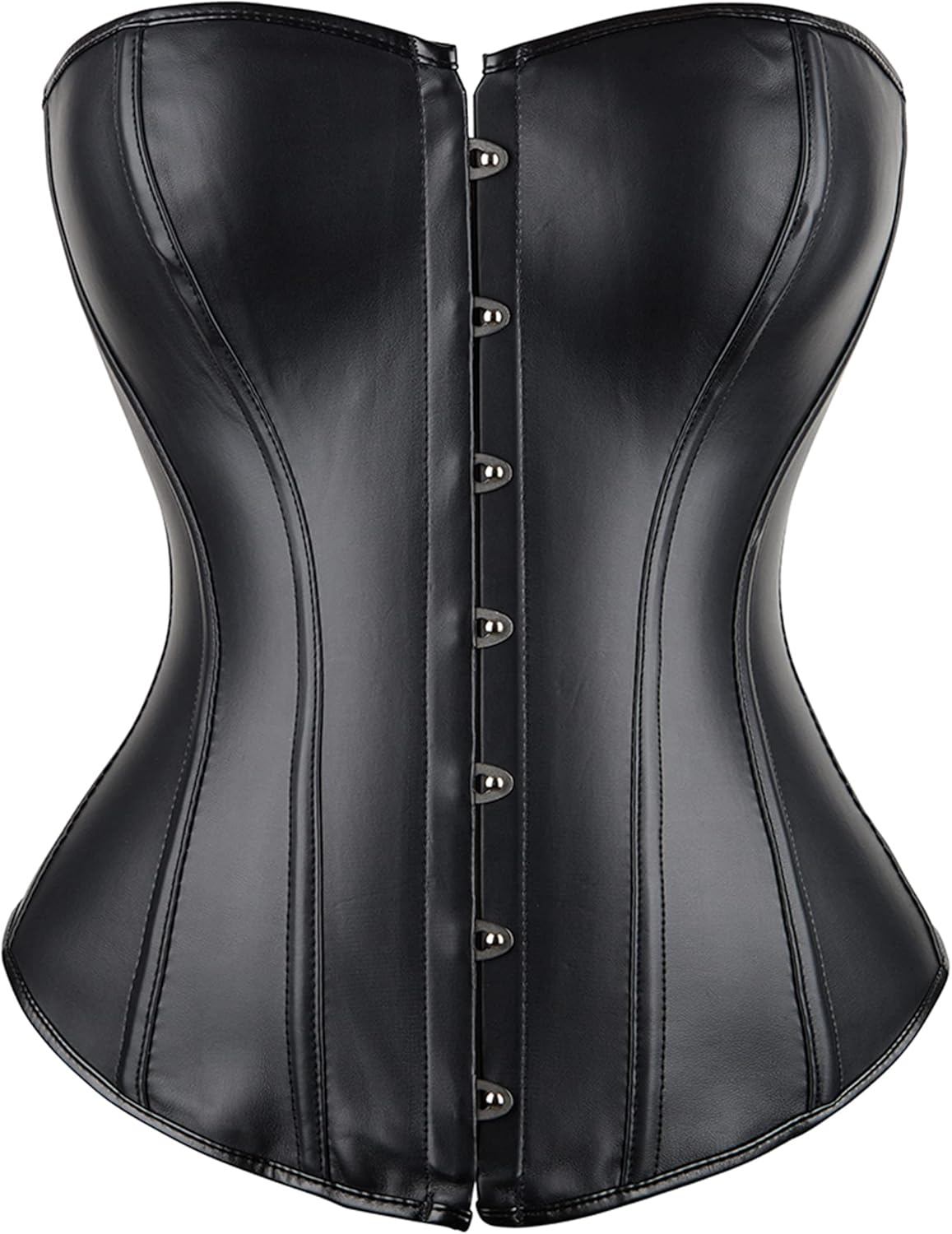 Alivila.Y Fashion Womens Sexy Steampunk Gothic Faux Leather Boned Corset Bustier: Clothing, Shoes & Jewelry