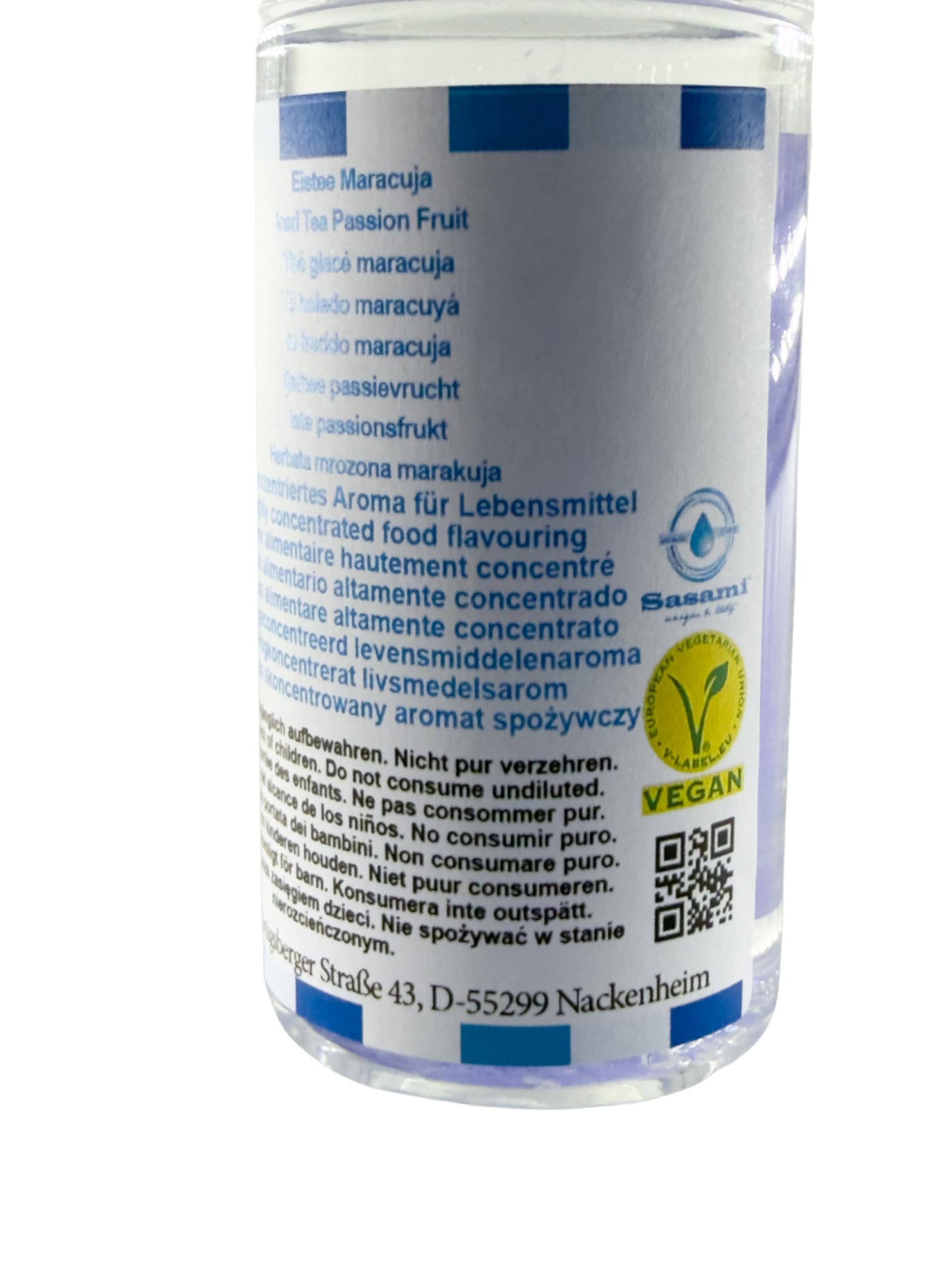 Herbata mrożona marakuja aromat koncentrat – Wegański – Sasami – 100ml