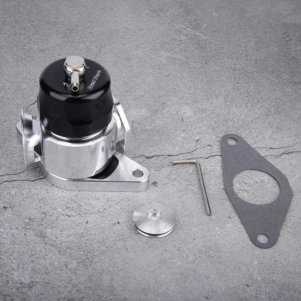 Car Blow Off Valve Dump Valve Car Dump Valve Replacement Parts Aluminium Alloy Fit for WRX Black