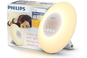 Philips SmartSleep Wake-Up Light Therapy Alarm Clock with Sunrise Simulation