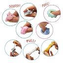 Chocozone Pack of 70 Squishy Toys Squishies Animals Squeeze Toys Stress Balls Cute Birthday Party Favors Squishy Toy for Kids gallery image