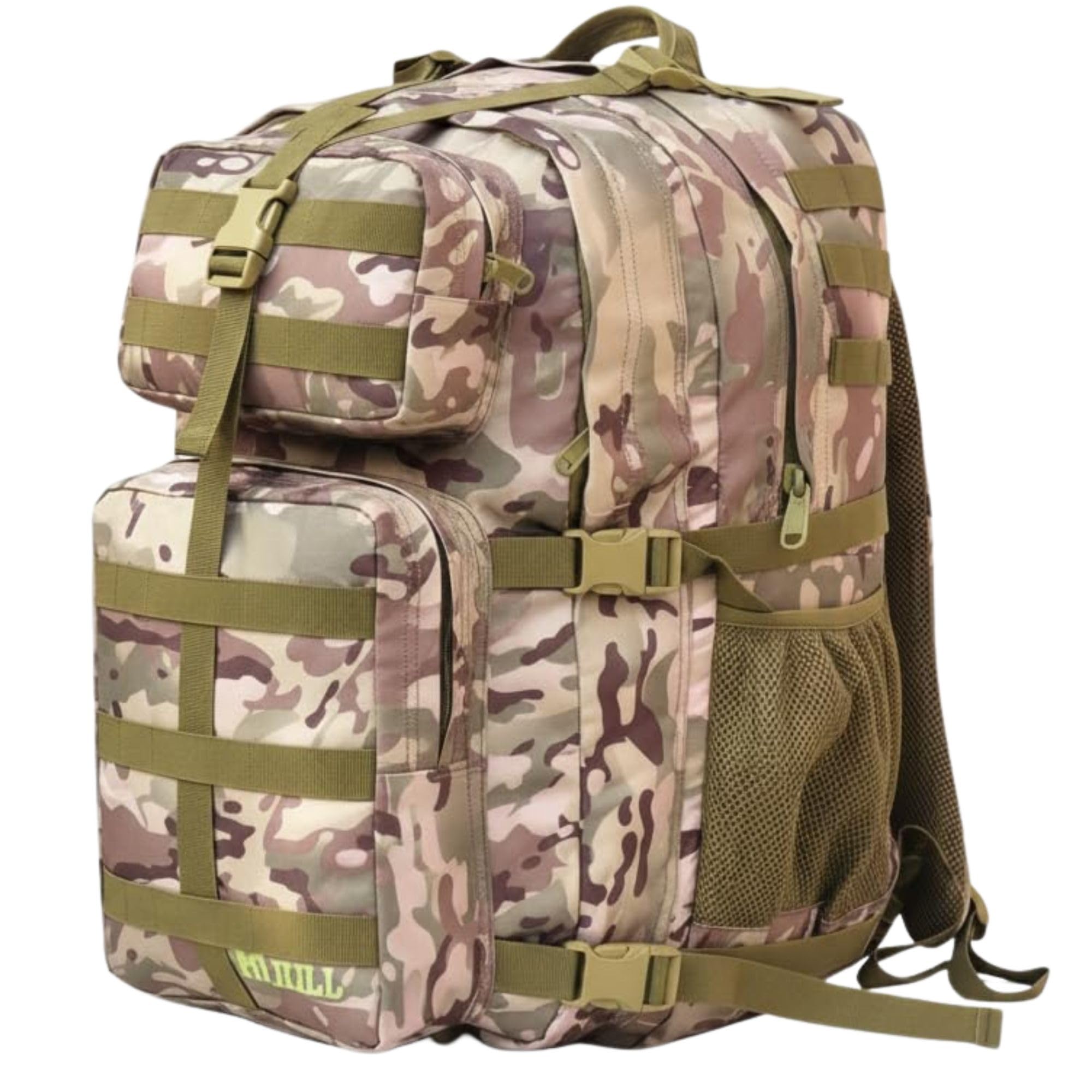 55L Hiking Backpack with Rain Cover, Waterproof Travel Rucksack for Trekking Camping Mountaineering, Durable Outdoor Bag for Men & Women-image-18