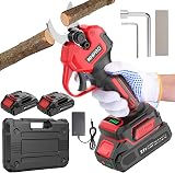 Sécateur Électrique Sans fil, MHPRO 30mm Secateur Electrique avec 2 Batteries de 2000mAh et Écran LCD, Secateur a Batterie Moteur Sans Balais Pour la Taille, Le Jardinage, Les Arbres Fruitiers. - 1
