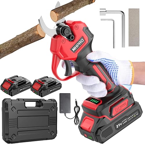 Sécateur Électrique Sans fil, MHPRO 30mm Secateur Electri…
