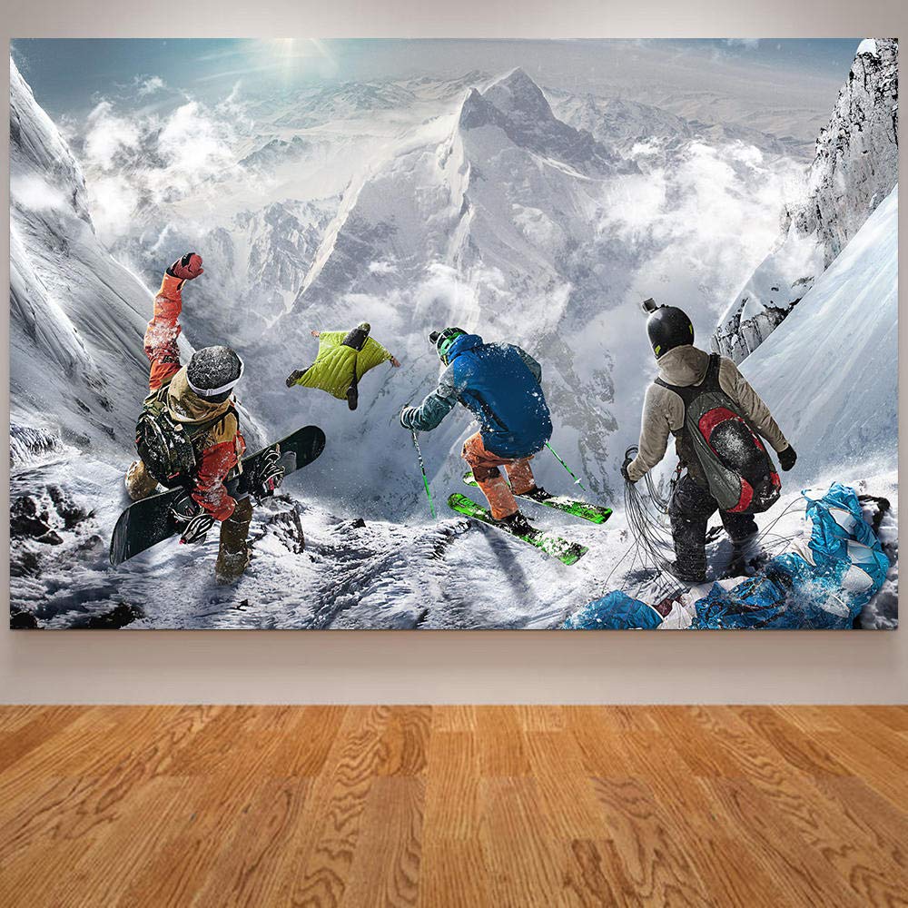 Melody Maison Miroir Mural Encadré Art Déco Noir 142 Cm X 54 Cm